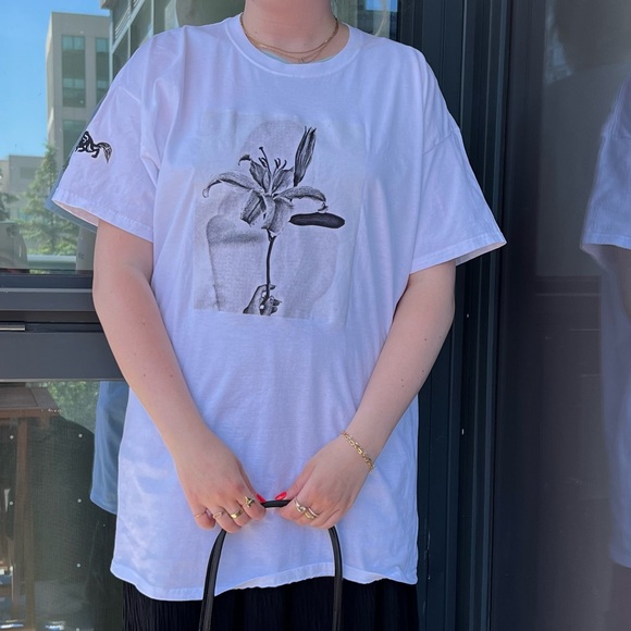 Printed T-Shirt with Original Design - Picture 2 of 3